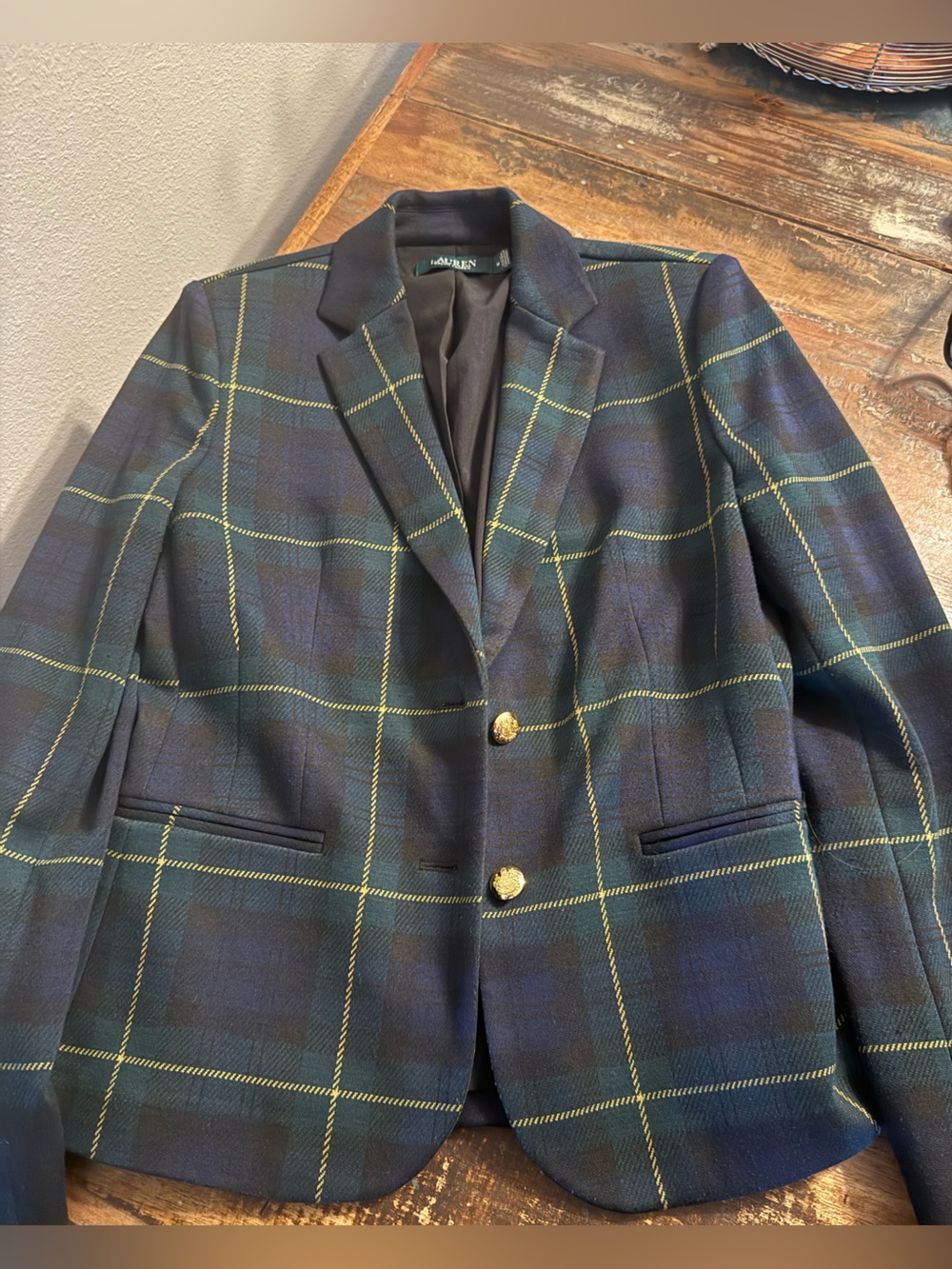 Ralph Lauren Windowpane Blazer with pants